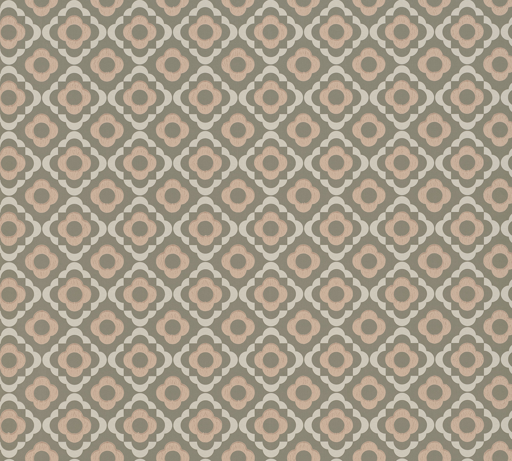 Обои Paint & Paper Library Botany Quatrefoil Tallanstown Grey 0360QUTALLA